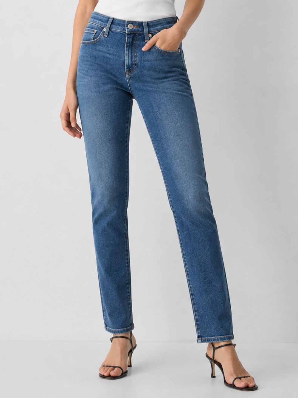 NYDJ Alina Legging Jeans Size 2 NWT Medium Wash Slimming Stretch Denim